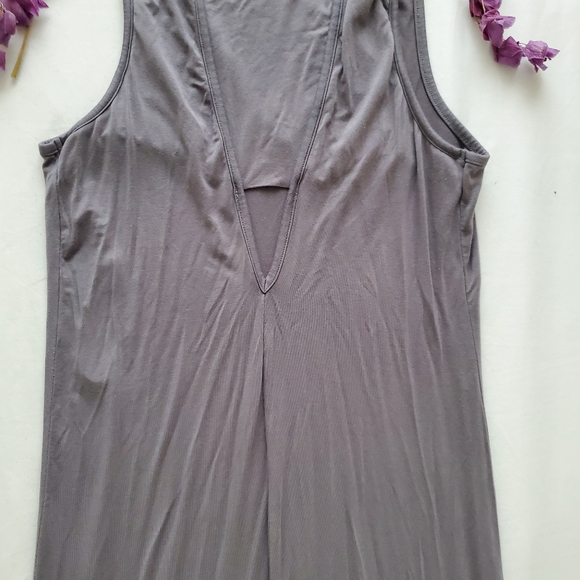 LUCKY BRAND soft maxi slip dress charcoal - Picture 8 of 11
